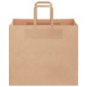 Sacs en papier 50 pcs avec poignées marron 32x22x28 cm 