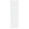 Store zèbre blanc 80x230 cm largeur du tissu 75,9 cm polyester 