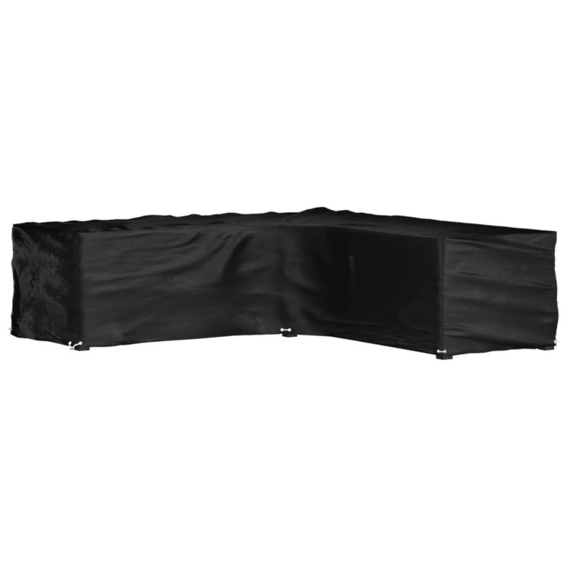 Housse de salon de jardin en forme de L 16 œillets 285x285x70cm Housse de salon de jardin en forme de L 16 œillets 285x285x70cm