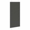 Store plissé noir 85x200 cm largeur du tissu 84,4 cm polyester 