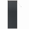 Store de Fenêtre avec des rideaux Autre Noir 80 x 130 cm Aluminium 