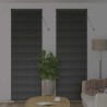 Store de Fenêtre avec des rideaux Autre Noir 80 x 130 cm Aluminium 