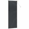 Store de Fenêtre avec des rideaux Autre Noir 80 x 130 cm Aluminium 