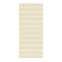 Store plissé crème 85x200 cm largeur du tissu 84,4 cm polyester 