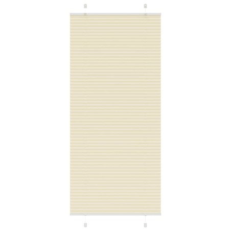 Store plissé crème 85x200 cm largeur du tissu 84,4 cm polyester 