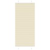 Store plissé crème 85x200 cm largeur du tissu 84,4 cm polyester 