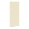 Store plissé crème 85x200 cm largeur du tissu 84,4 cm polyester 