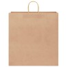 Sacs en papier 250 pcs avec poignées marron 45x17x48 cm 