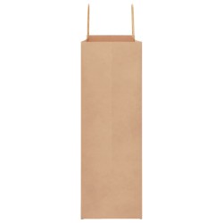 Sacs en papier 250 pcs avec poignées marron 45x17x48 cm 