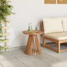 Table d'appoint de jardin Ø50x49,5 cm en bois massif de teck 