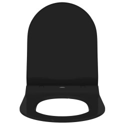 Siège de toilette Noir 48.5 x 36 x 5 cm Polypropylène 