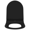Siège de toilette Noir 48.5 x 36 x 5 cm Polypropylène 