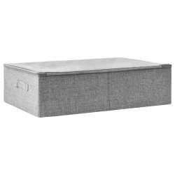 Boîte de rangement Tissu 70x40x18 cm Gris 