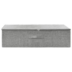 Boîte de rangement Tissu 70x40x18 cm Gris 