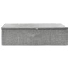Boîte de rangement Tissu 70x40x18 cm Gris 