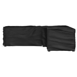 Housse de salon de jardin en forme de L 16 œillets 250x250x70cm 