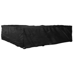 Housse de salon de jardin en forme de L 16 œillets 250x250x70cm 