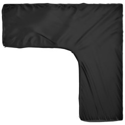 Housse de salon de jardin en forme de L 16 œillets 250x250x70cm 