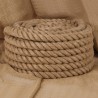Corde de jute 10 m de long 50 mm d'épaisseur 