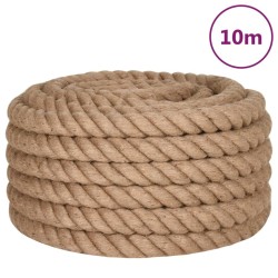 Corde de jute 10 m de long 50 mm d'épaisseur 