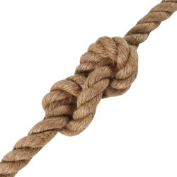 Corde de jute 10 m de long 50 mm d'épaisseur 