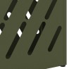 Support de parapluie vert olive - 28x12x41 cm en acier 