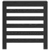 Couvercle de Radiateur Chêne Noir 78x20x82 cm Bois d'Ingénierie 