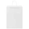 Sacs en papier 50 pcs avec poignées blanc 32x17x44 cm 