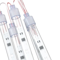 Guirlandes lumineuses 8 pcs 50 cm 288 LED bleu 