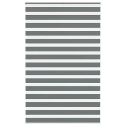 Store zèbre gris foncé largeur du tissu 140,9 cm polyester 