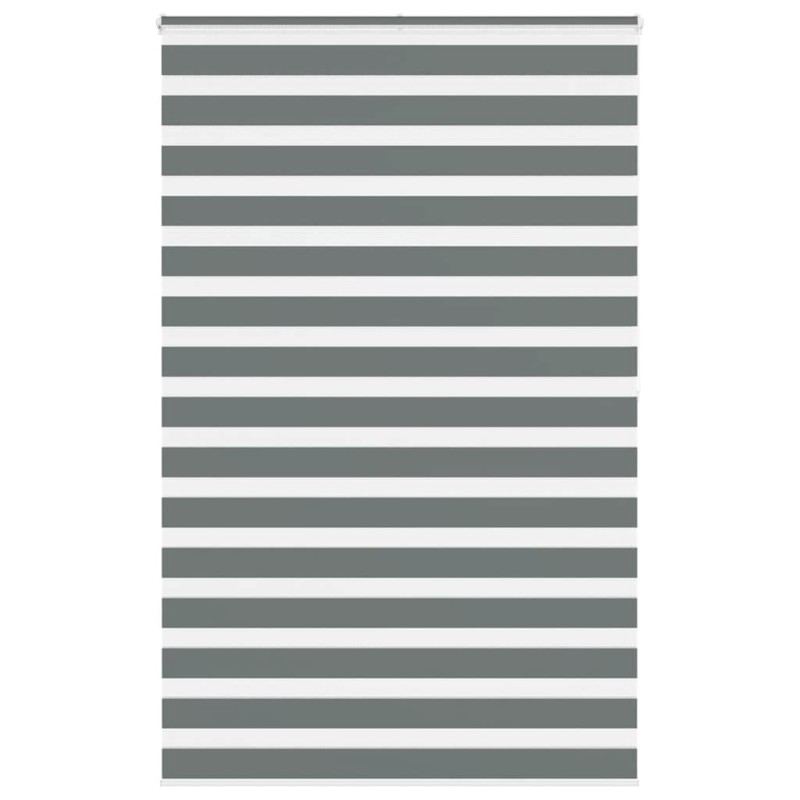 Store zèbre gris foncé largeur du tissu 140,9 cm polyester 