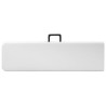 Bancs de jardin pliables lot de 2 180 cm PEHD Blanc 