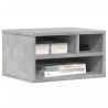 Support d'imprimante gris béton 40x32x22,5 cm bois d'ingénierie 