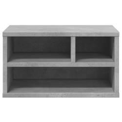 Support d'imprimante gris béton 40x32x22,5 cm bois d'ingénierie 