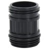Tuyau d'aspiration avec raccords en PVC noir 1" 10 m PVC 