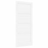 Porte Intérieure 'ORKDAL'Blanche 86x198.5x4 cm Bois Massif Pin 