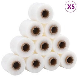 Films étirables 50 pcs transparent 23 μm 10 cm x 150 m 