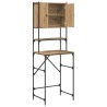 Cabinet de Machine à Laver Chêne Artisanal 68x48,5x194 cm 