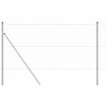 Set de Clôture Set de 2 Acier Galvanisé 25 x 1 m Durable 