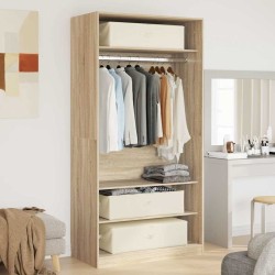 Boîte de rangement Tissu 70x40x18 cm Crème 