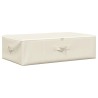 Boîte de rangement Tissu 70x40x18 cm Crème 