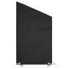 Housses de banc de jardin 2 pcs 12 œillets 210x70x70/88 cm PE 