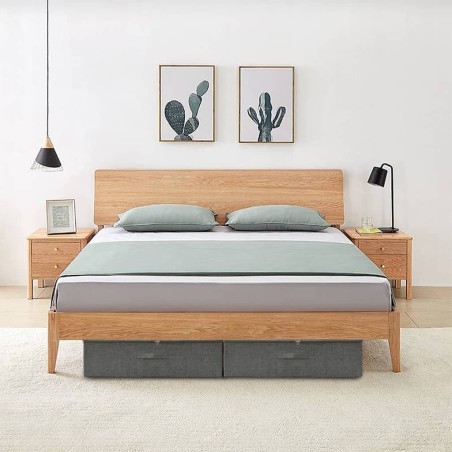 Boîte de rangement Tissu 70x40x18 cm Anthracite 