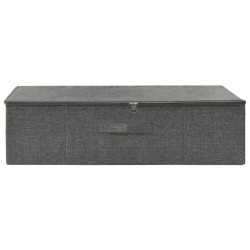 Boîte de rangement Tissu 70x40x18 cm Anthracite 