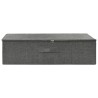Boîte de rangement Tissu 70x40x18 cm Anthracite 