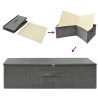 Boîte de rangement Tissu 70x40x18 cm Anthracite 