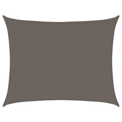 Voile d'ombrage 160 g/m² Anthracite 6x8 m PEHD 