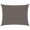 Voile d'ombrage 160 g/m² Anthracite 6x8 m PEHD 