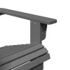 Chaise Adirondack gris 69x85x90,5 cm bois massif de sapin 