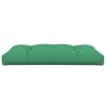 Coussin de palette vert 120x80x12 cm tissu 